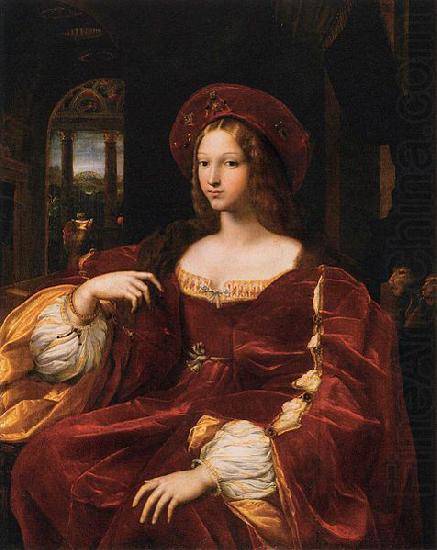 Portrait of Dona Isabel de Requesens, Vice-Queen of Naples, RAFFAELLO Sanzio